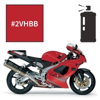 Peinture tricouche en spray aprilia hot red rsv1000 2001-2003