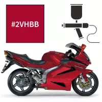 Peinture tricouche aprilia flame red candy rst futura 2001-2005