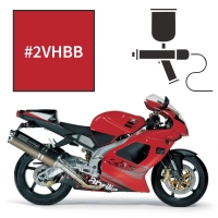Peinture tricouche aprilia hot red  rsv1000 2001-2003