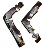 Paire de protection de cadre court carbone honda cbr 600 2007-2013