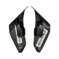 Caches sur supports de plaque carbone yamaha mt-10 / fz-10 2016
