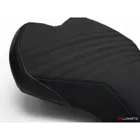 Couvre selle race pilote luimoto yamaha r6 (17-18) coutures noires