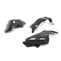 Sabot en trois parties carbone vernis pour ducati multistrada 1200 s 2016