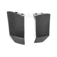 Ecopes sur tête de fourche carbone vernis pour kawasaki h2