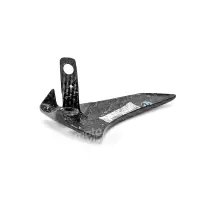 Guide chaine carbone vernis pour kawasaki h2