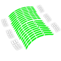Liserets de jantes 17" - couleur vert fluo