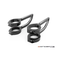 Support de phare rogue noir & alu pour fourche de 32 à 59 mm
