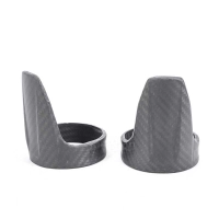 Caches sur tube de fourche carbone mat yamaha mt07 2018-2020