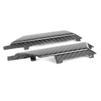 Caches sur tube de fourche carbone vernis bmw f800gs 2014-2018