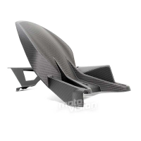 Lèche roue avec guide chaine carbone ktm superduke 1290 2020-2023