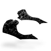 Caches sur canaux d'airs (sauf version m) carbone yamaha r1 2015-...