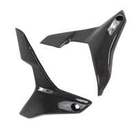Paire de caches latéraux de flancs carbone suzuki gsr 750 2011-2016