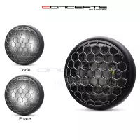 Phare avant led 7,7" phare et code honeycomb grill