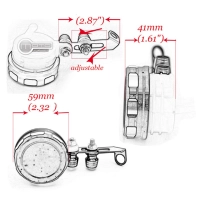 Réservoir de liquide de frein noir