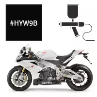 Peinture aprilia black rsv4 r 2009-2014