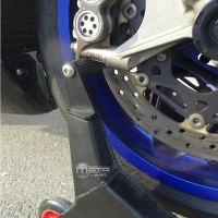 Béquille avant aluminium universelle