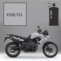 Peinture en spray bmw artic silver f 700 gs 2012-2014
