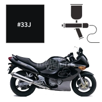 Peinture suzuki pearl novelty black 750 gsx-f 2003
