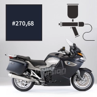 Peinture bmw bleu royal k 1300 gt 2009-2011