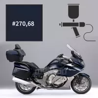 Peinture bmw bleu royal k 1600 gtl 2012