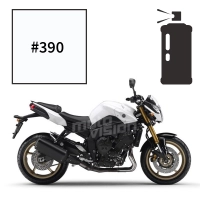 Peinture tricouche en spray yamaha bluish white cocktail fz8 2011-2014