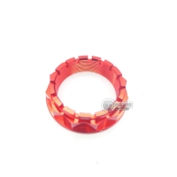 Ecrou de roue arrière rouge cnc ducati