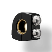 Commodo mo.switch plain 2 ou 3 boutons motogadget 22 mm et 1" aluminium cnc