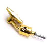 Paire de rétroviseurs sur embout de guidon or cnc