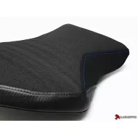 Couvre selle race pilote luimoto yamaha r6 (17-18) coutures noires
