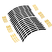 Liserets de jantes 17" - couleur noir