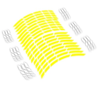 Liserets de jantes 17" - couleur jaune fluo