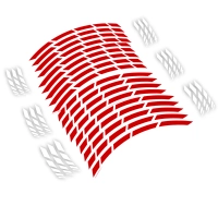 Liserets de jantes 17" - couleur rouge