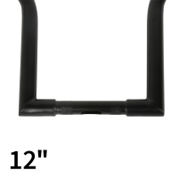 Guidon z bar noir 12"/14"/16" harley davidson sportster touring road king glides 883 1200