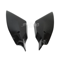 Ecopes latérales carbone vernis pour yamaha  yzf-r6 2017-2019