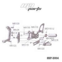 Commandes reculées mv parts ducati panigale 959 1199 1299