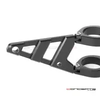 Support de phare stomp noir pour fourche de 32 à 59 mm