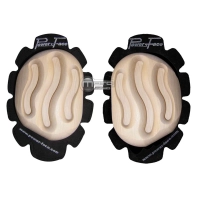 Paire de sliders en bois avec vernis transparent