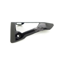 Cache sur silencieux carbone vernis ducati diavel x 2016