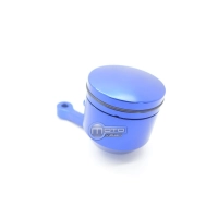 Réservoir de liquide de frein bleu