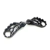 Paire repose pieds noir cnc ducati scrambler
