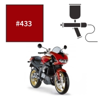 Peinture tricouche tulip red aprilia rsv tuono 125 2001-2005