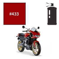Peinture tricouche en spray tulip red aprilia rsv tuono 125 2001-2005