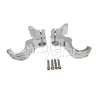 Paire de bracelet de demi guidons 53mm version endurance