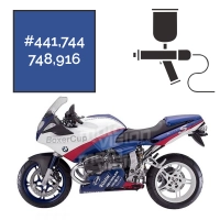 Peinture tricouche bmw pacific blue 2 pearl r1100s /cup 1998-2002