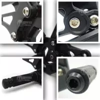 Commande reculée kalyosa pour kawasaki zx10 2006-2007