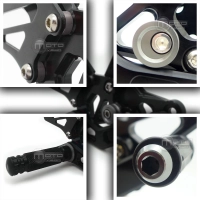 Commande reculée kalyosa pour kawasaki z1000 2014-