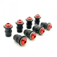 Kit de fixation pour bulle noir en diamètre 4mm