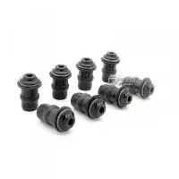Kit de fixation pour bulle noir en diamètre 4mm