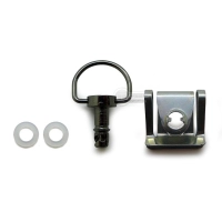 Kit de fixation rapide argenté brillant diamètre 6 longueur 12mm