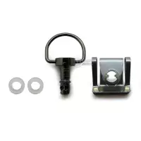 Kit de fixation rapide argenté brillant diamètre 6 longueur 17mm
